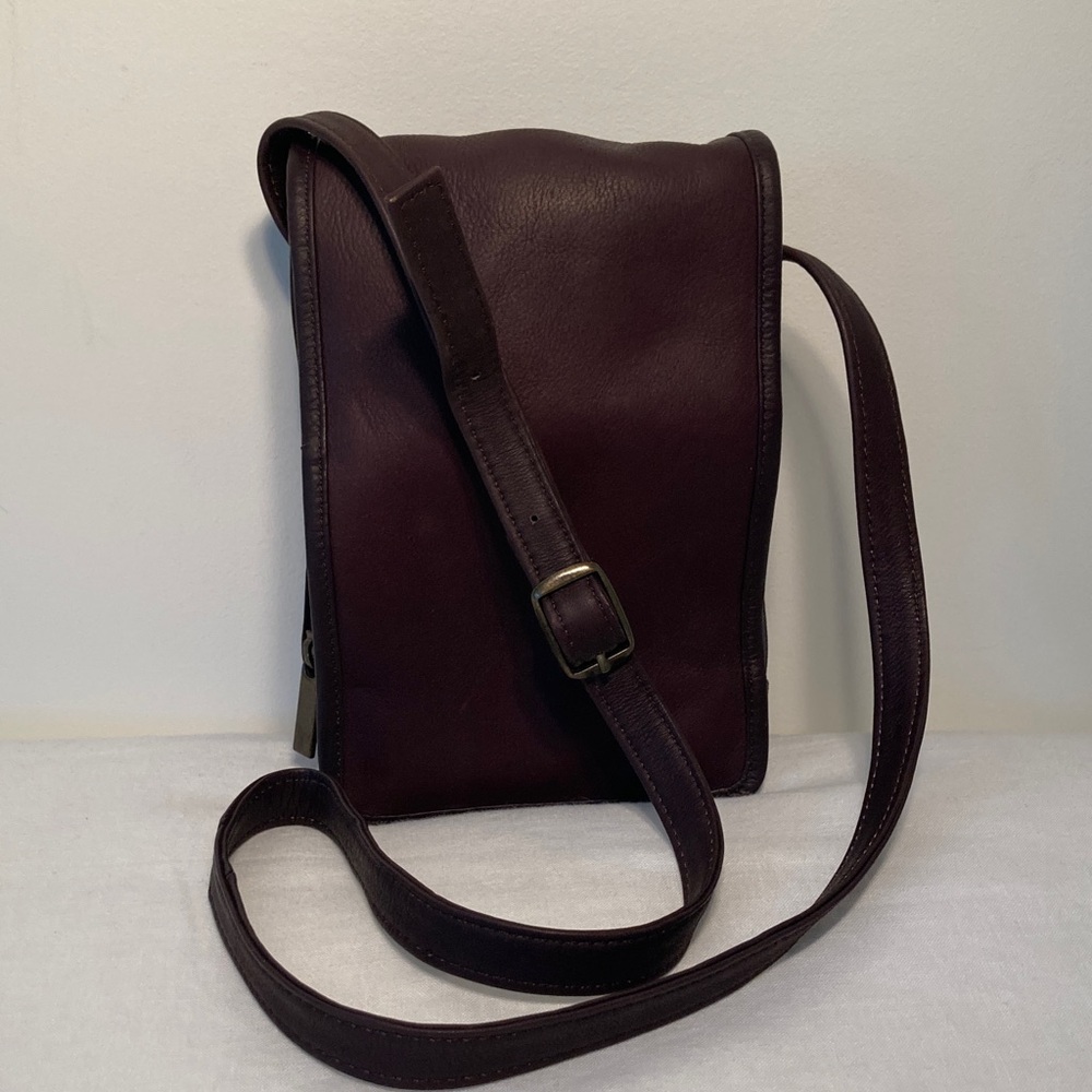 Romag Crossbody Brown buttery Leather Bag